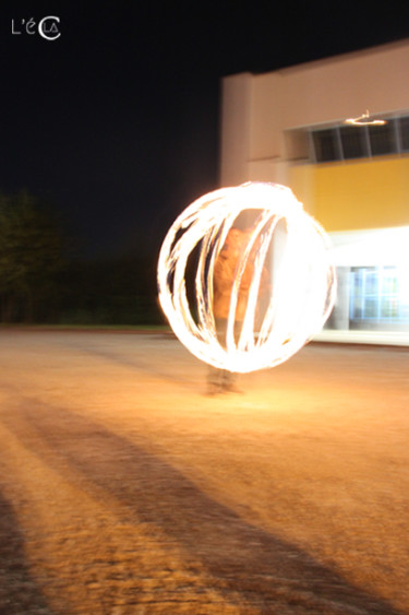 Photographie intitulée "boule de feu" par L'Écla, Œuvre d'art originale