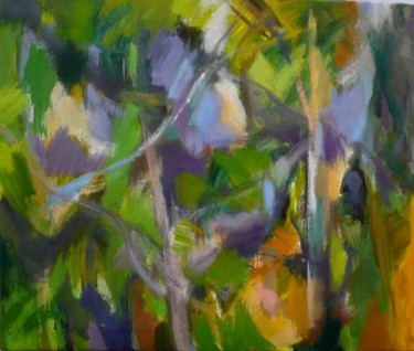 Peinture intitulée "Végétation" par Patrick Leconte, Œuvre d'art originale