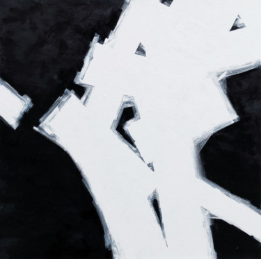 Malerei mit dem Titel "blanc 1968" von Philippe Michaud (mitch-o), Original-Kunstwerk, Acryl