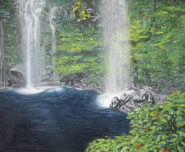 Painting titled "Hawaï" by Michel Le Darz, Original Artwork