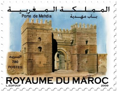 Installation intitulée "les portes du Maroc" par L.Edfouf, Œuvre d'art originale
