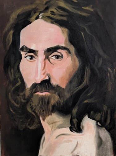 Картина под названием "Portrait of a man i…" - Lee Davison, Подлинное произведение искусства, Масло