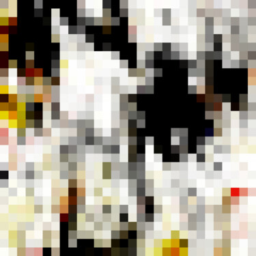 Картина под названием "Pixel Art SW" - Lee Eggstein, Подлинное произведение искусства, Акрил