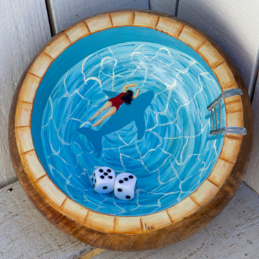 Design getiteld "jeu de dés piscine" door Valérie Hage, Origineel Kunstwerk, Accessoires