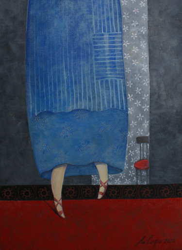 Schilderij getiteld "серия Далахаст Соли…" door Mariya Mariia Li Safi Li Safi, Origineel Kunstwerk, Olie