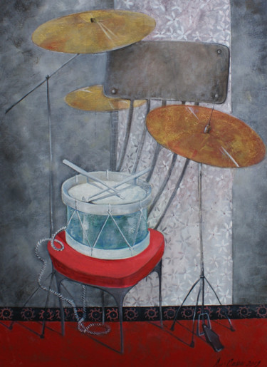 Schilderij getiteld "серия Далахаст Удар…" door Mariya Mariia Li Safi Li Safi, Origineel Kunstwerk, Olie