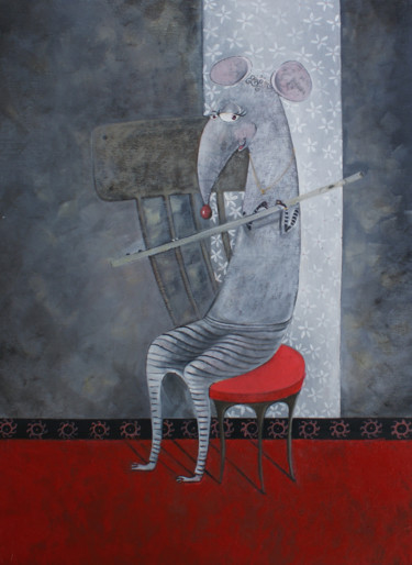 серия Далахаст Флейта хм 2019 Painting titled "серия Далахаст Флей…" by Mariya (Мария) Li-Safi (Ли-Сафи), Original Art, Oil