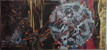 Peinture intitulée "Сотворение х.м. акр…" par Mariya Mariia Li Safi Li Safi, Œuvre d'art originale, Huile