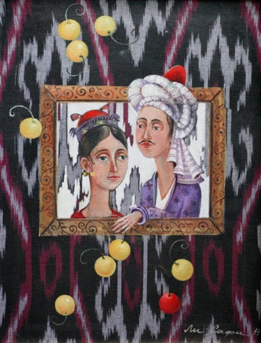 Картина под названием "маком 4 35х45 адрас…" - Mariya (Мария) Li-Safi (Ли-Сафи), Подлинное произведение искусства, Масло