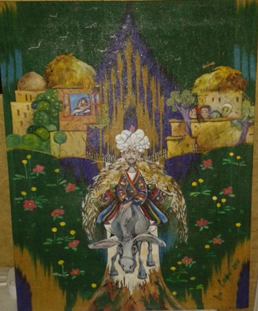 Painting titled "маком 8 45х35 адрас…" by Mariya Mariia Li Safi Li Safi, Original Artwork, Oil