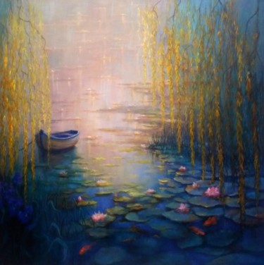 Painting titled "Sanctuary" by Lee Campbell, Original Artwork, Oil