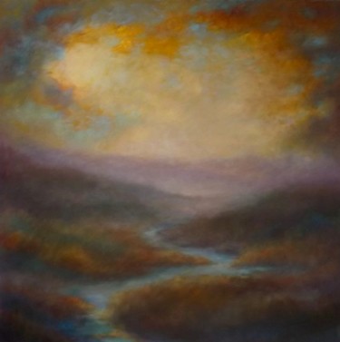 Painting titled "Beyond Heather" by Lee Campbell, Original Artwork, Oil