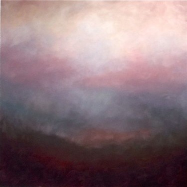 Malerei mit dem Titel "Pink Clouds" von Lee Campbell, Original-Kunstwerk, Öl