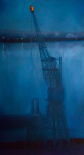 "Solent Blues" başlıklı Tablo Lee Campbell tarafından, Orijinal sanat, Petrol