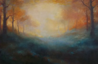 Painting titled "Furze" by Lee Campbell, Original Artwork, Oil