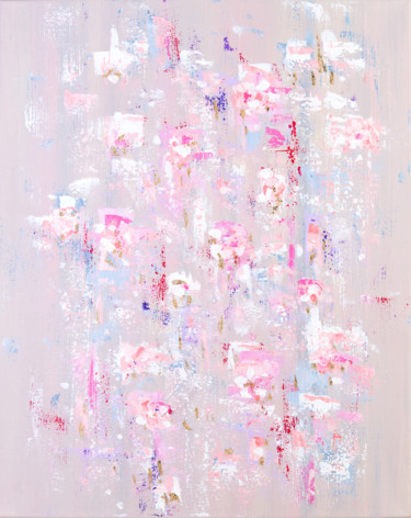 Pintura titulada "Sakura." por Leena Amelina, Obra de arte original, Acrílico Montado en Bastidor de camilla de madera