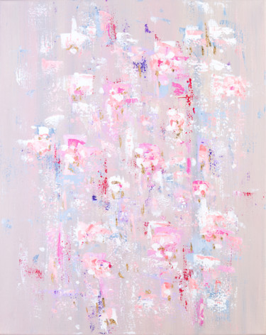 Sakura. Painting titled "Sakura." by Leena Amelina, Original Art, Acrylic Mounted on Stretcher frame