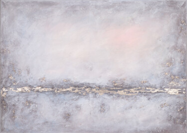 Painting titled "Silence d'hiver." by Leena Amelina, Original Artwork, Acrylic