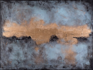 Pittura intitolato "Abstract landscape." da Leena Amelina, Opera d'arte originale, Acrilico Montato su Telaio per barella in…