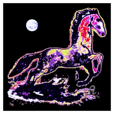 Drawing titled "Horse Latitudes" by Leendert Hendrik, Original Artwork, Digital Photography
