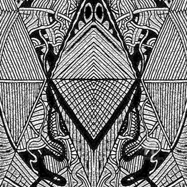 Desenho intitulada "Different Patterns" por Leendert Hendrik, Obras de arte originais, Tinta