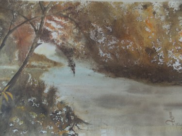 Painting titled "le-bourdigou-a-torr…" by Le Fléchois, Original Artwork