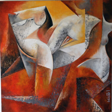 Картина под названием "Rêves érotiques" - Lefolhub, Подлинное произведение искусства, Масло