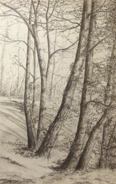 Drawing titled "D-F.A.-8." by Murielle Léger, Original Artwork, Other