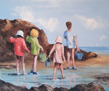N°1832 55x46 Картина под названием "N°1832 55x46" - Legouez-Peintre, Подлинное произведение искусства, Масло Установлен на Подрамник