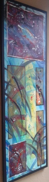Peinture intitulée "herbis" par Bernard Legros, Œuvre d'art originale, Acrylique