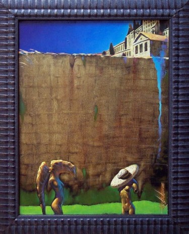 Картина под названием "N.Garden in Jerusal…" - Nikodim Leibgam, Подлинное произведение искусства