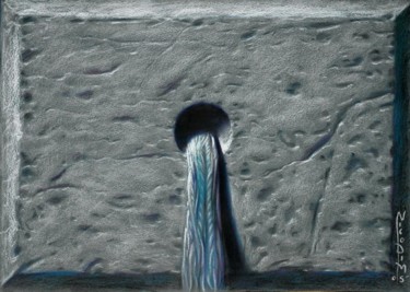 Картина под названием "Perpetual flow" - Nikodim Leibgam, Подлинное произведение искусства