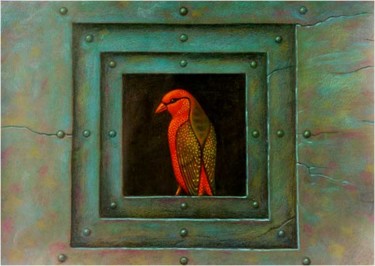 Картина под названием "Tunnel" - Nikodim Leibgam, Подлинное произведение искусства