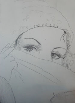Drawing titled "DSC06177000.jpg" by Leila Ameddah, Original Artwork