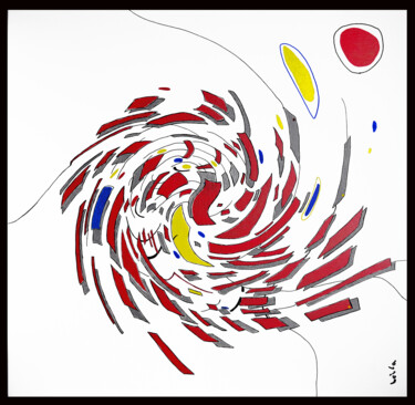 Malerei mit dem Titel "Starting block" von Leila Assmann, Original-Kunstwerk, Acryl