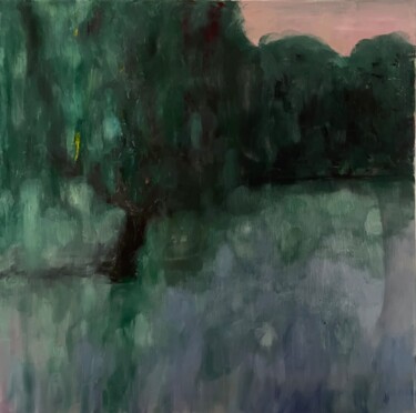 "Rivière dans la bois" başlıklı Tablo Leisden tarafından, Orijinal sanat, Akrilik