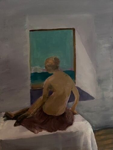 Painting titled "La femme" by Leisden, Original Artwork, Acrylic
