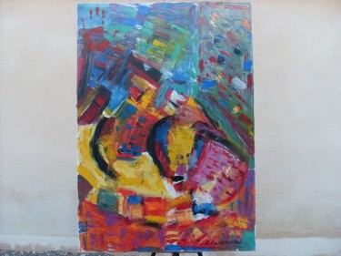 Painting titled "Camargue" by Sylvie Le Kerneau, Original Artwork, Oil