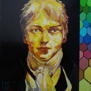 Peinture intitulée "Jeune Homme" par Stephane Le Lagadec, Œuvre d'art originale