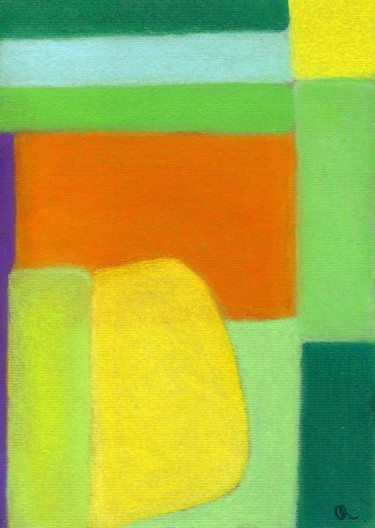 Картина под названием "sheer colors" - Lelia Sorokina, Подлинное произведение искусства, Масло