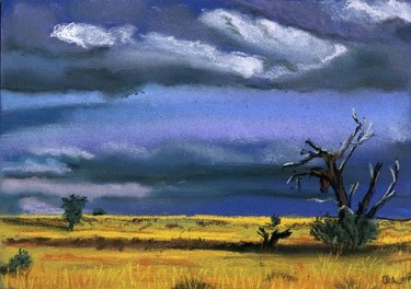 Картина под названием "Kalahari" - Lelia Sorokina, Подлинное произведение искусства, Масло