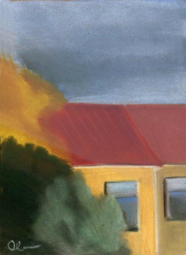 Картина под названием "September Windows" - Lelia Sorokina, Подлинное произведение искусства