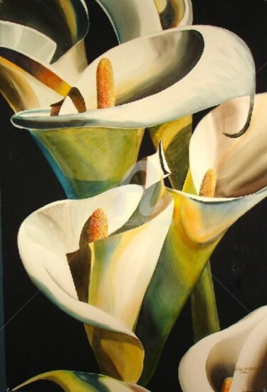 Painting titled "CALLA" by Lelia, Original Artwork