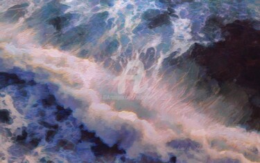 Pittura intitolato "Wave" da Lelia, Opera d'arte originale, Acrilico