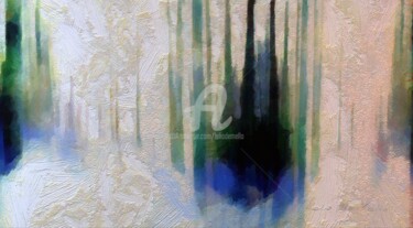 Pittura intitolato "Trees" da Lelia, Opera d'arte originale, Acrilico