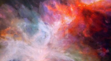 Night Sky Peinture intitulée "Night Sky" par Lelia, Œuvre d'art originale, Acrylique