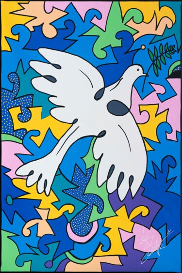 绘画 标题为“FREEDOM” 由Leloluce, 原创艺术品, 丙烯