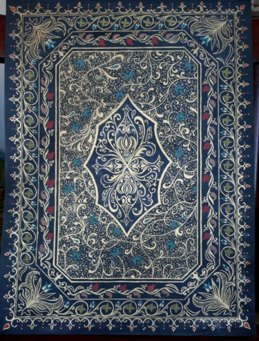 제목이 "Carpet"인 그림 Leman Memmedova로, 원작, 연필