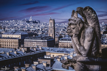 Photographie intitulée "Gargouille des haut…" par Malgwenn Le Mat, Œuvre d'art originale