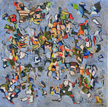 Картина под названием "abstract-oil-on-can…" - Lubalem, Подлинное произведение искусства, Масло